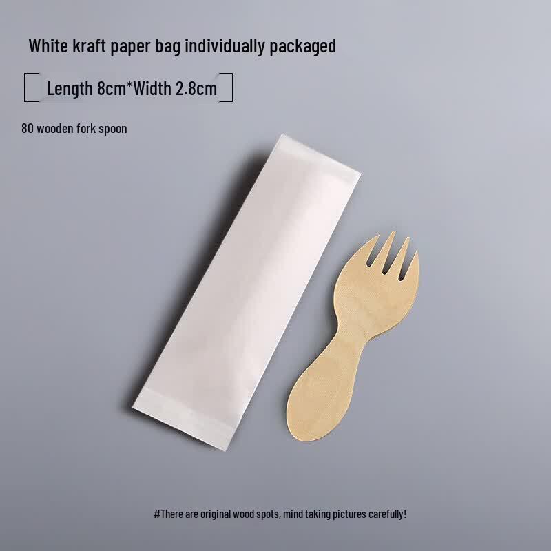 Eco-friendly Disposable Wooden Dessert Spoons