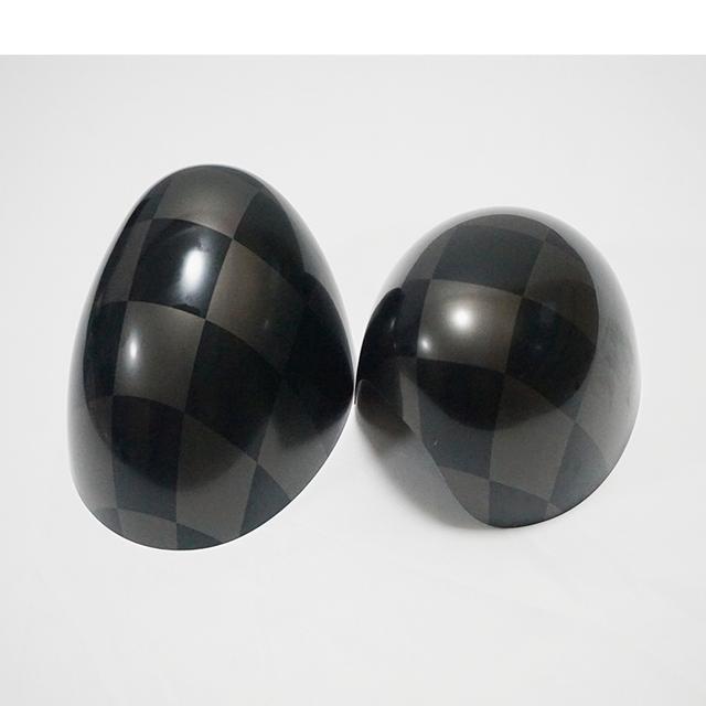 For Mini Cooper One S JCW F54 F55 F56 F57 F60 Before July  The Black Flag Car Outside Rear View Mirror Covers Stickers