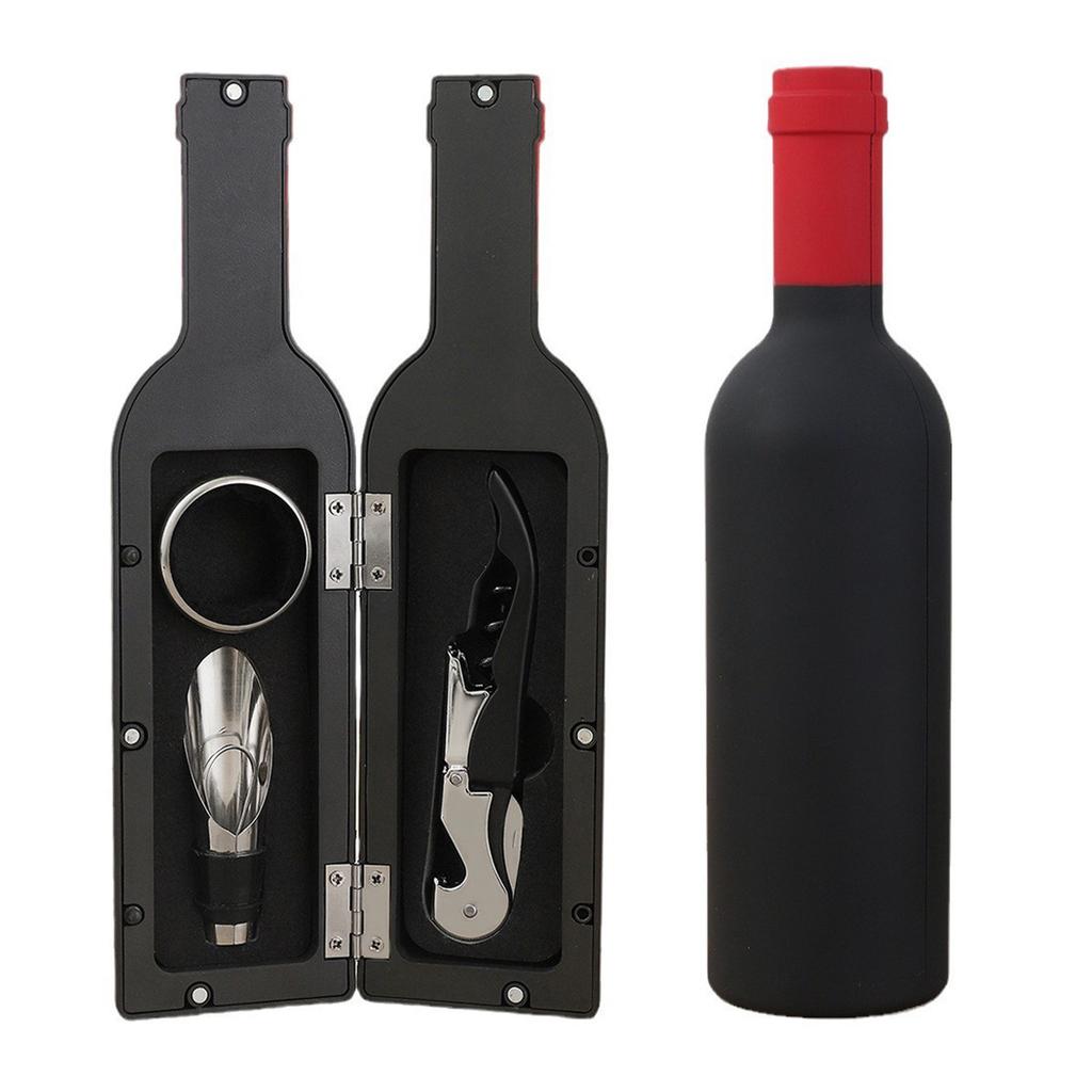 3/5-piece Creative Red Wine Bottle Opener Wine Stopper Bottle Set Gift Set Kitchen Tools & Gadgets