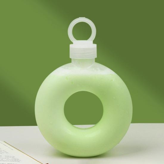 500 ML/350 ML søt smultring barn vannflaske lekkasjesikker reisekopp med håndtaksring Anti fall transparent drikkeflaske