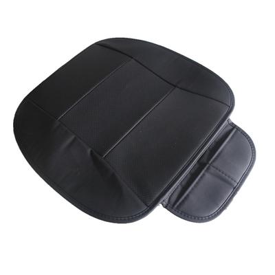 2 Stück PU-Leder Deluxe Autositzbezug Sitzschoner Kissen Schwarz Vordersitzbezug Universal