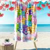 Name Custom Cartoon Care bears Print Beach Towel, Large Soft Quick Dry Towel for Beach Camping Swimming
