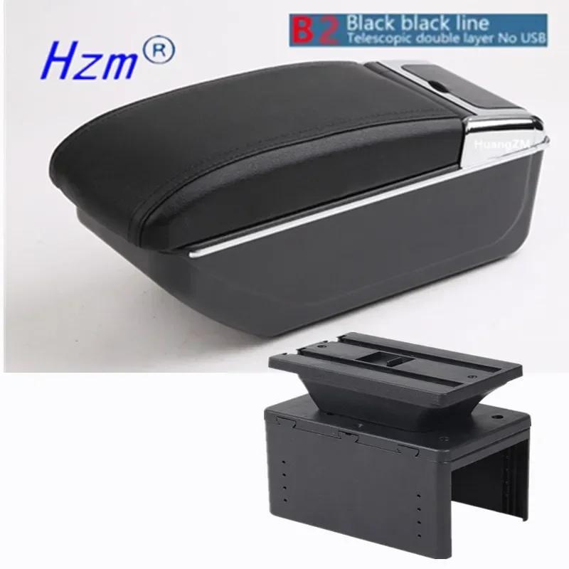 For Ford Focus mk1 Armrest Box For For Ford Focus mk1 Universal Car Armrest nterior Parts Center Storage box with USB LED light