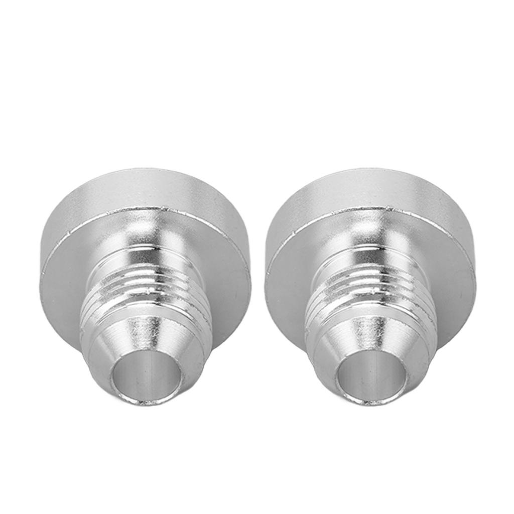 2 Pcs AN6 Male Thread Billet Aluminum Alloy Universal 12in Male Thread Fitting for Pipe Joint
