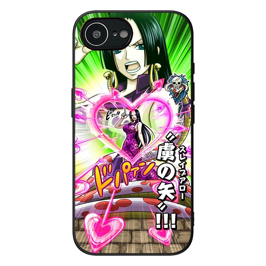 Cover for Samsung Galaxy A36 A17 A26 A07 A35 A54 A53 A13 A33 A34 S8 S9 S20 S21 FE S10 Plus Case One Piece Boa Hancock Luffy