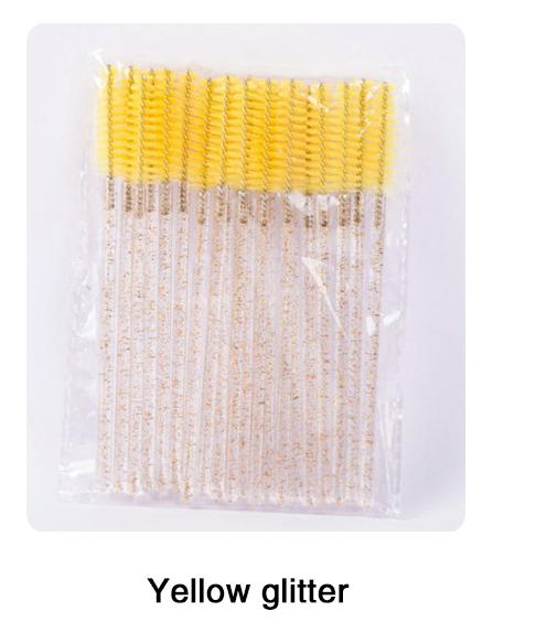 Wholesale Eyelash Spoolies Cleaning Brush Custom Logo Eyelash Mascara Wands for Eyelash Extension Mascara Brush