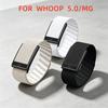 Suitable for Whoop5.0/MG Black Framed Sports Wristband Woven Nylon Loop Watch Elastic Strap 3
