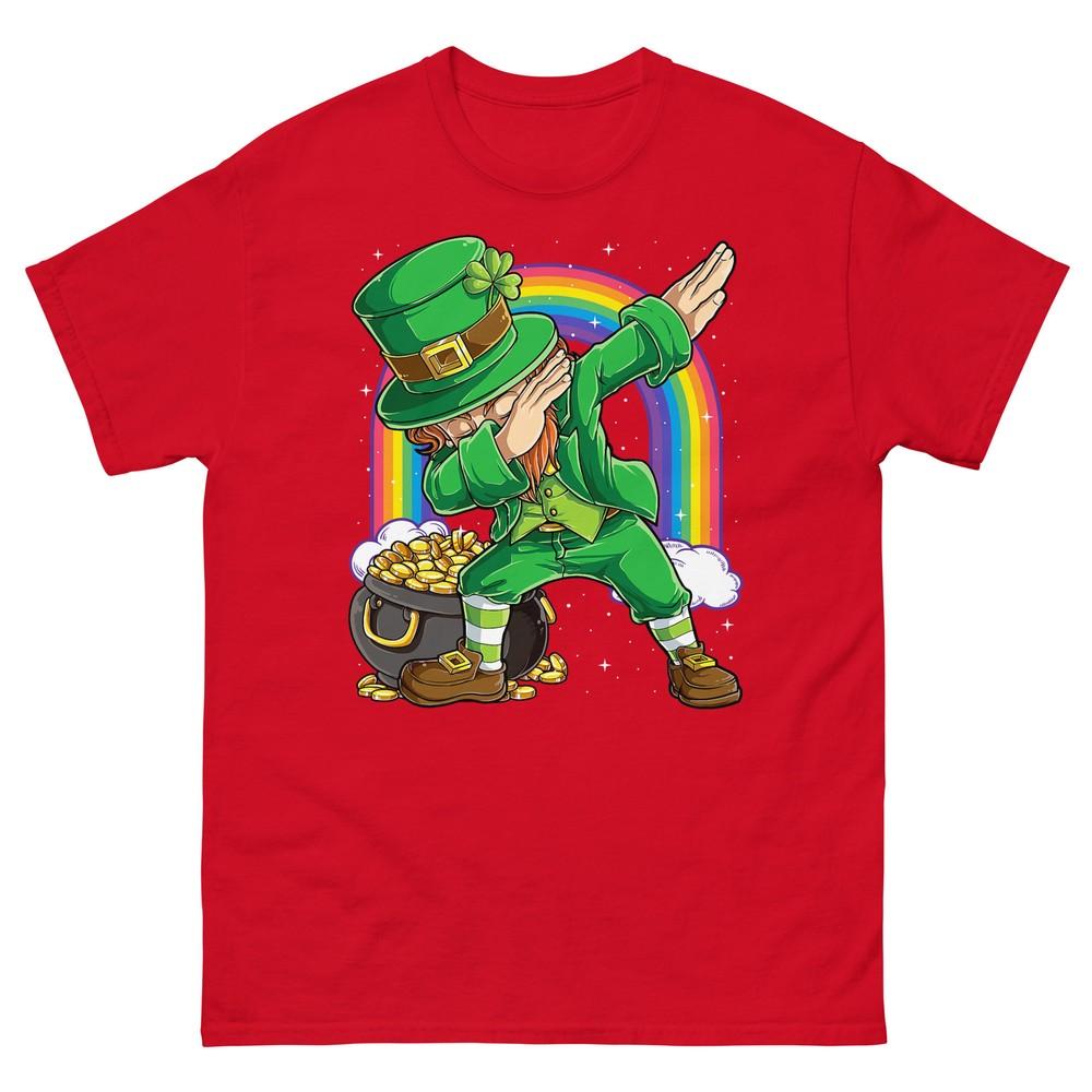 St Patricks Day Dabbing Leprechaun Boys Girls Unisex Dab Dance TShirt S