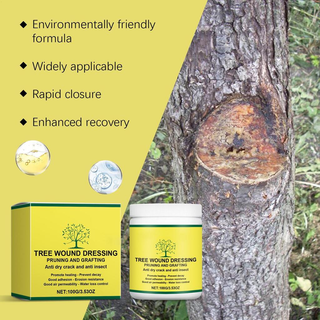 Baumwundverband Schnittpaste Pfropfwachs 100g Pflanzenspachtel für Winterschutz Pflege Holz Obst Außen