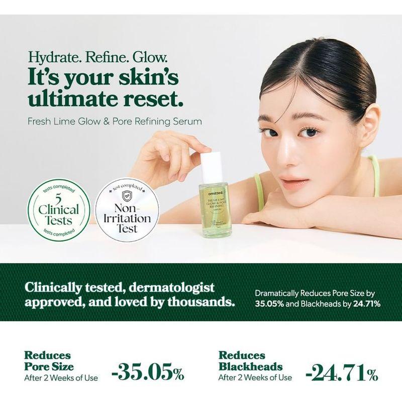 Omitted - Fresh Lime Glow & Pore Refining Serum