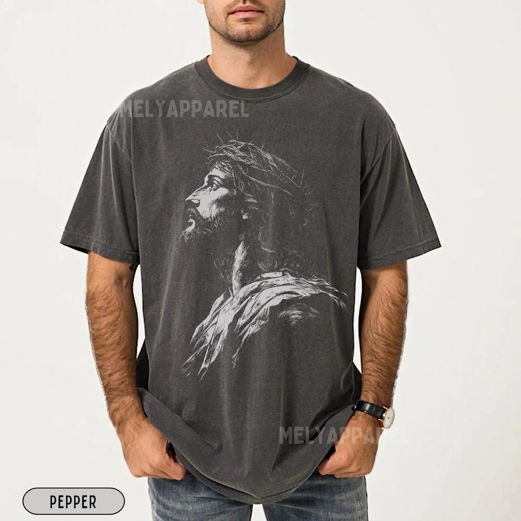 Camiseta de Jesús Ropa de Calle Cristiana Regalo Religioso para Él o Ella Ropa de Fe Camiseta Unisex Comfort Colors Ropa de Iglesia de Jesucristo