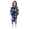 Manchester City FC Boys Crest Fleece All-Over Print Dressing Gown