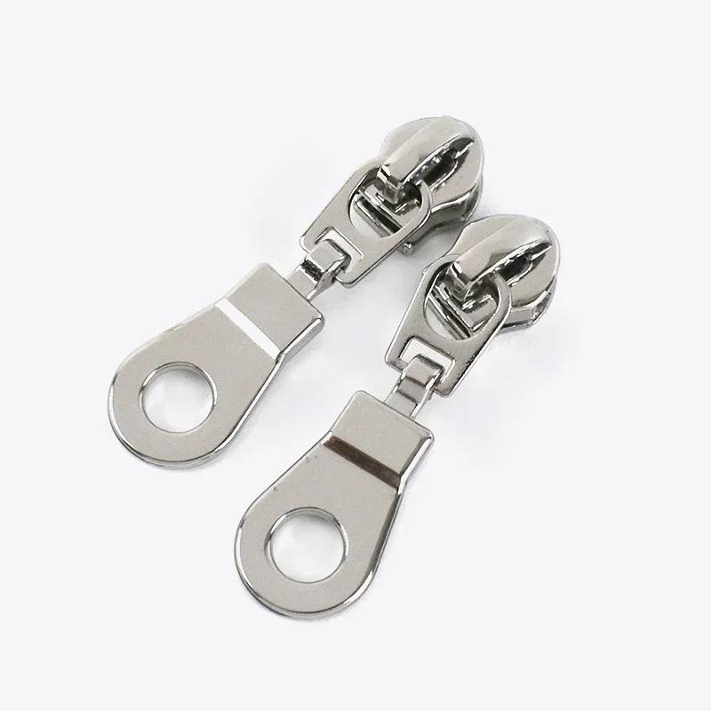 5/10/20Pcs 5# Zipper Slider for Nylon Zippers Zip Head Puller Lock Bag Clothes Purse Tailor Repair Kit DIY Sewing Accessories