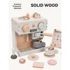 Baby Preted Toy Wooden Coffee Machine Children Kitchen Toy Games Children Montessori Educational Cosplay Indoor Diy Toys