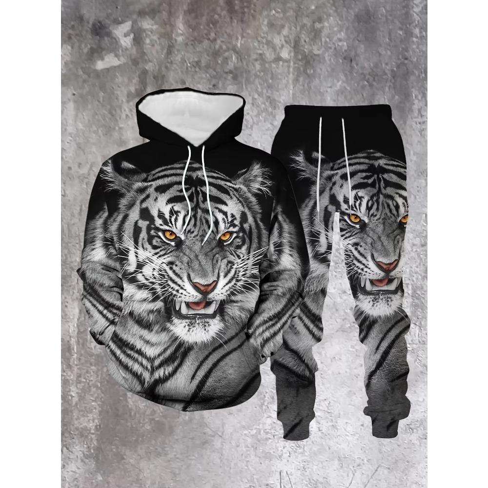 

Winter and Autumn Hot Sale New 3D Printed Sweatpants and Hoodie Set Sportswear Men s Clothing Set Street Sportswear Suit 5XL
