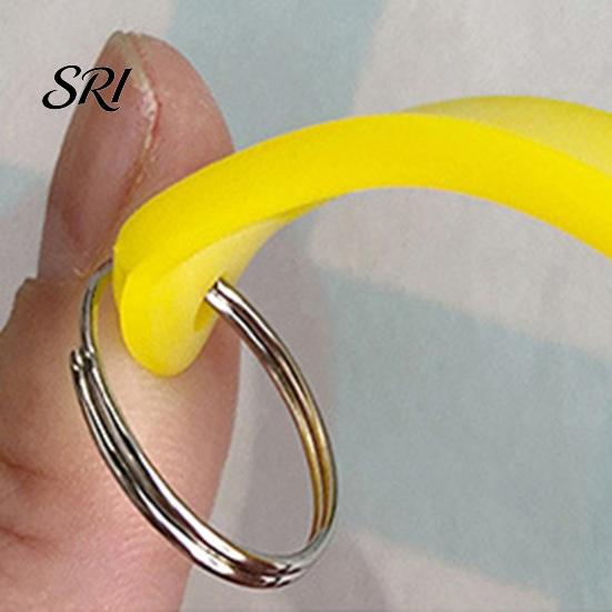 Property Management Key Tags 50Pcs Bright Colors Plastic Waterproof Writable Hotel Oil-resistant Organizer with Detachable Metal Rings Crack-resistant