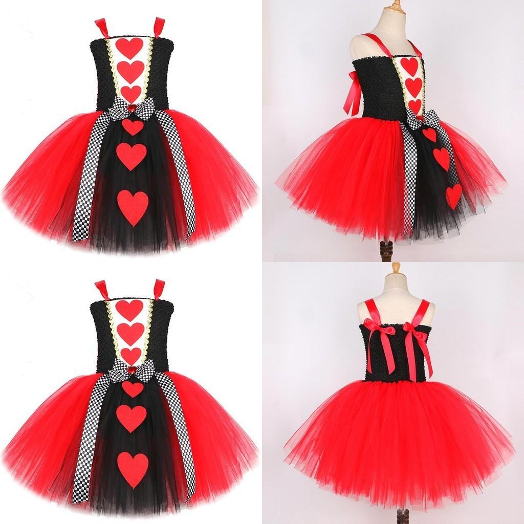 Lolitafairy Princess Dress For Girls Alice In Wonderland Queen Of Hearts Roleplay Costume