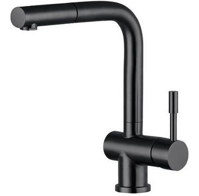 Mischbatterie Blue Water Corsa Inox schwarz Stahl