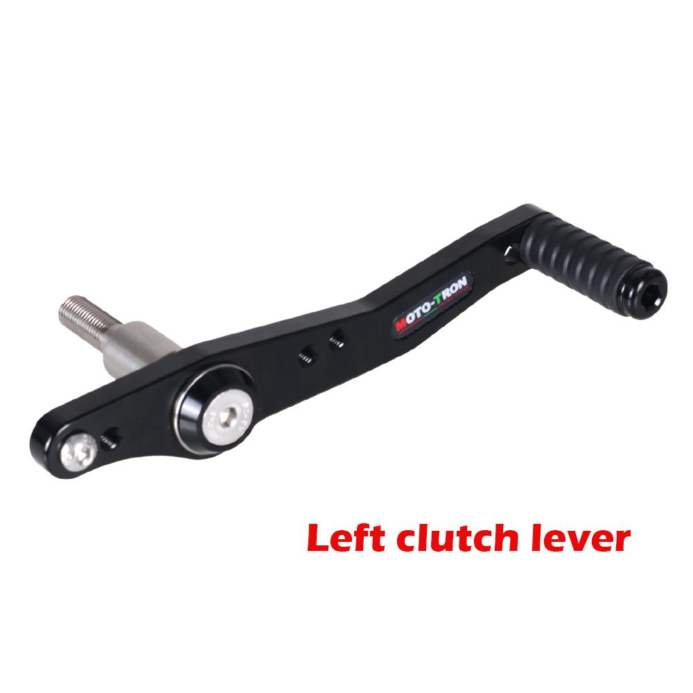 

MOTO-TRON Motorcycle CNC Adjustable Rear Set Rearsets Footrest Foot Rest For Triumph 765RS Accessories Left clutch lever