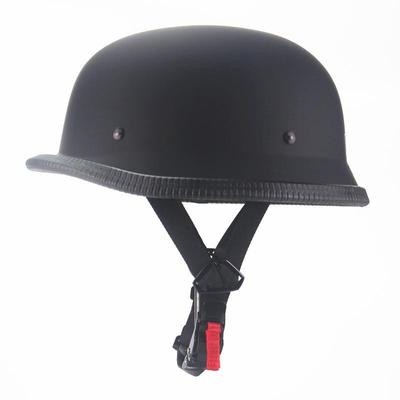 Retro-Halbhelm im deutschen Stil, leicht, mit Federbusch - Sommerausgabe