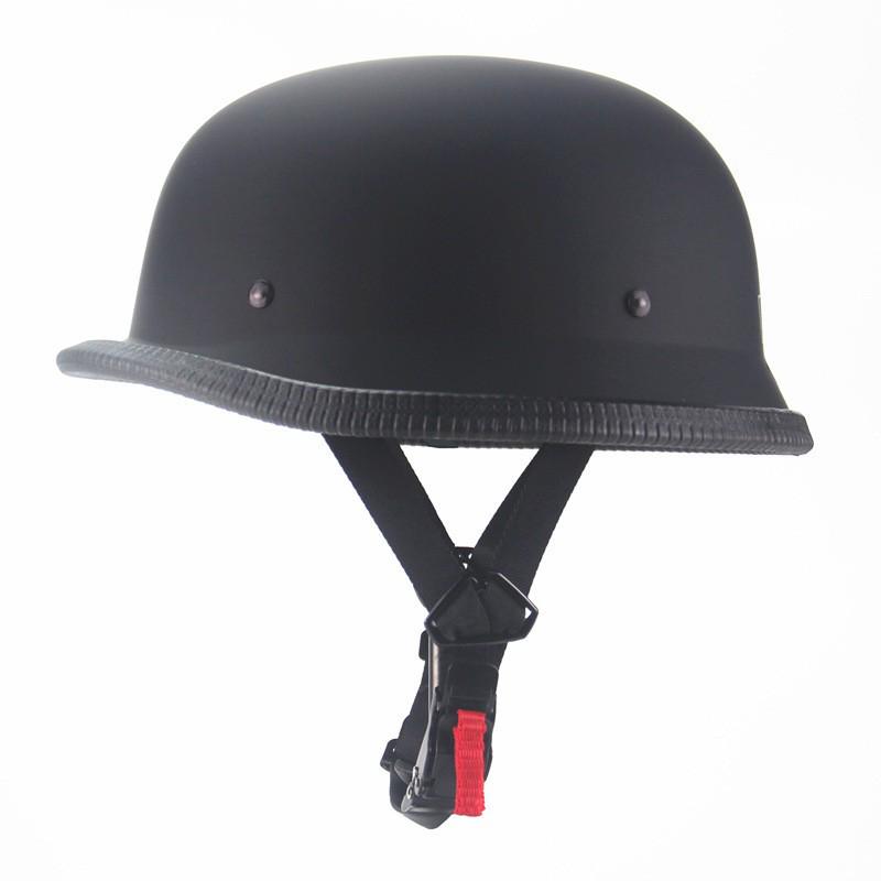 Retro German-Style Lightweight Summer Half Helmet with Plume for Soldier Enthusiasts