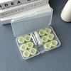 6 Pairs Contact Lens Case Eye Contact Lens Box Women Travel Contact Lenses Case Soak Container Lenses Box for Beauty Pupil
