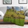 Corfe Castle Throw Blanket Thin Soft Blanket For Summer Night Sleeping
