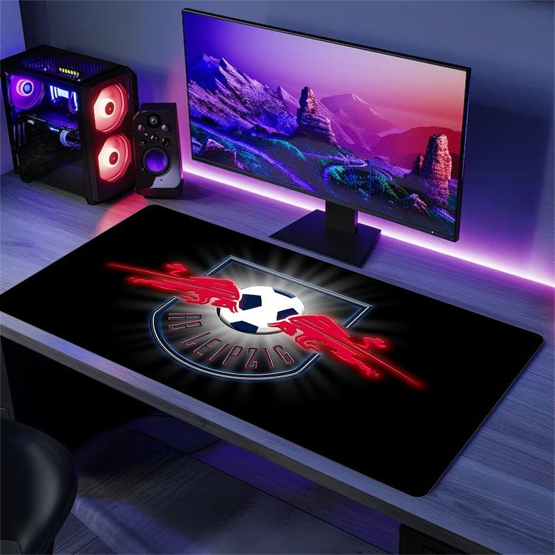 RB Leipzig Mouse Pad, Large Gaming Desk Mat, Non-slip XXL Mousepad for Laptop & Tablet, Mini PC Playmat with Stitched Edges