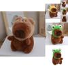 Breloc Jucărie de Pluș Capybara Moale cu Desene Animate Drăguțe Perfect pentru Accesorii și Obiecte de Colecție