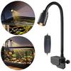 Adjustable Zoom Mini Clip-on Aquarium Lamp Adjustable Focus Spotlight  South American Fish Tank