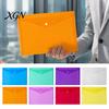 Translucent Document Case 2PCS A4 Size Folders with Snap Closure, Waterproof Thickened PVC Durable Paper Protector File Organizer, Lightweight Storage