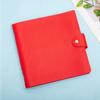 Portable Money Savings Binder PU Leather Cash Budget Binder Savings Notebook  New Year's Gift
