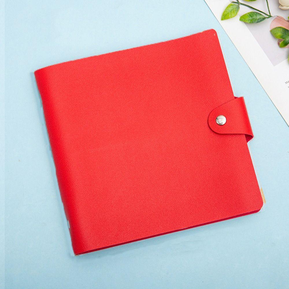 Portable Money Savings Binder PU Leather Cash Budget Binder Savings Notebook  New Year's Gift