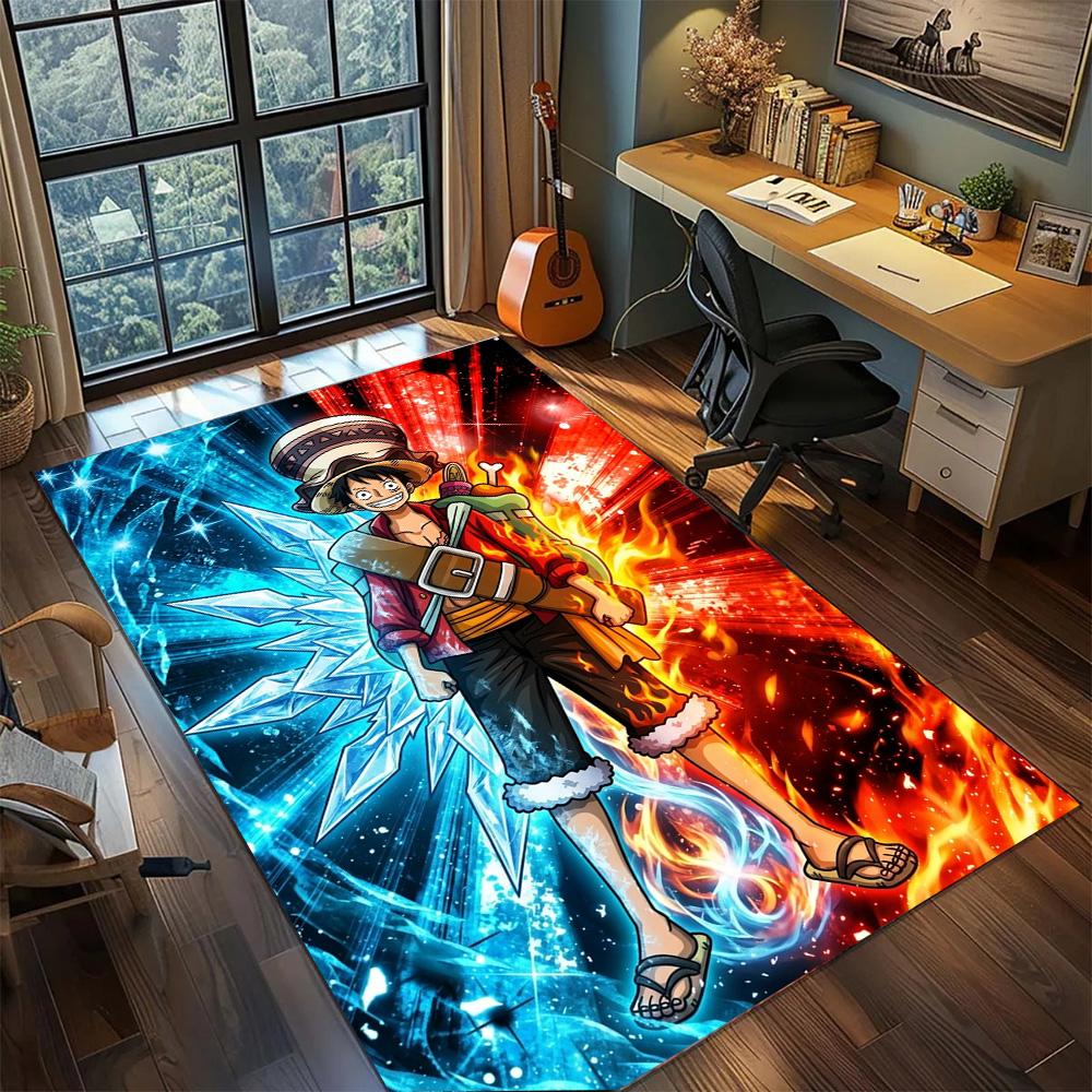 One Piece!Rug Carpet Large Area Rug Non Slip Washable Floor Mat Gamer Room Bedroom Home Decor