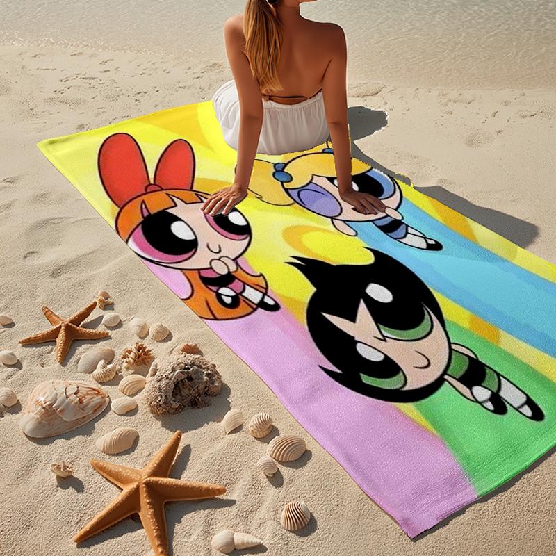 Power Police Adventure Beach Towel, Super Soft Microfiber, Gift for Her/Him, Birthday, for Pool, Beach, Travel, Home Decor Fan Gifts