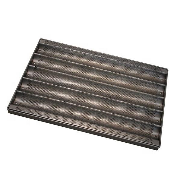 

Формы для выпечки багетов с антипригарным покрытием, 5 каналов для выпечки длинного хлеба