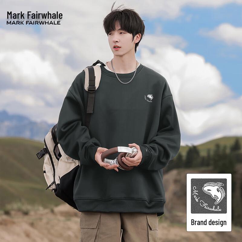 

Мужской свитшот с круглым вырезом и графическим принтом Mark Fairwhale M