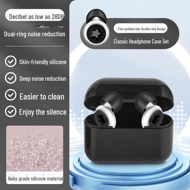 Bouchons d'oreille en silicone anti-bruit: Étanche, Insonorisé, Idéal pour les dortoirs, le travail, les ateliers et le ronflement