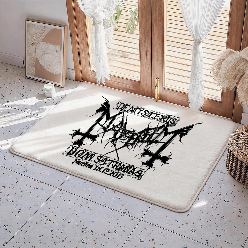 

Bedroom Decor M Mayhem Floor Mat Eco Flannel Doormat Non Slip Odorless Indoor Floor Rug Soft Short Plush Home Mat 50x80cm