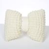Bubble Velvet Bowknot Car Headrest Fashion Style Waist Cushion Automotive Interior Four Season Universal PP Cotton Pillow Removable and Washable