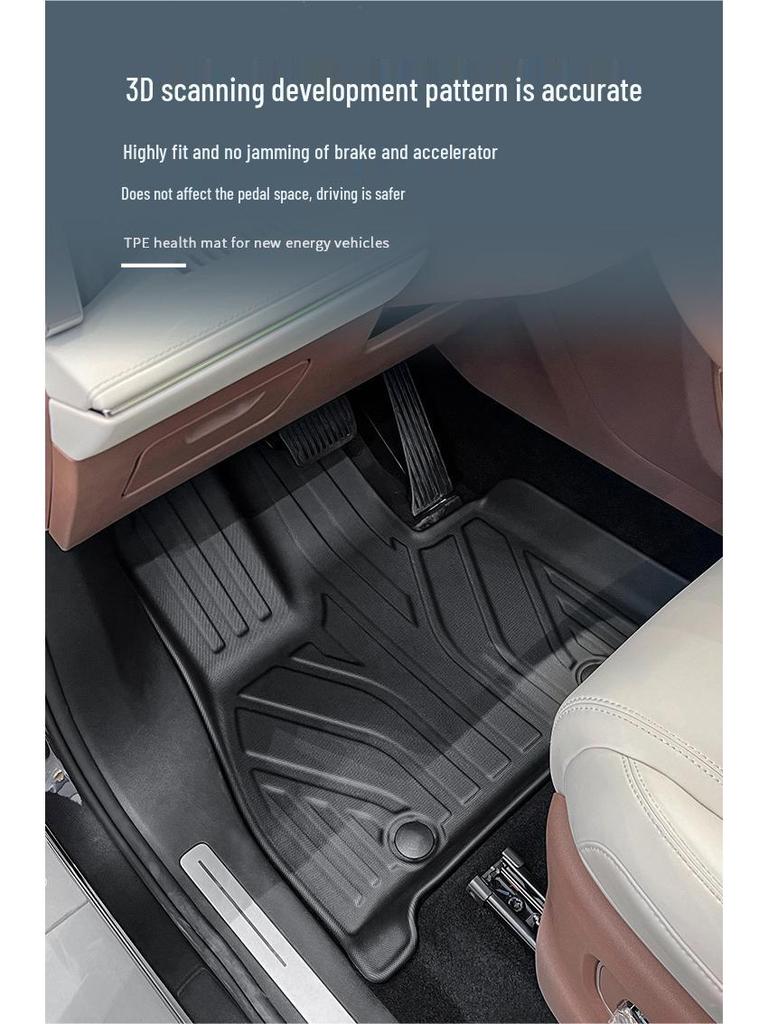 Waterproof TPE Floor Mats, Trunk Mats & Eco-friendly Seat Back Cushions for 25 BYD Models