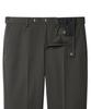 MUSINSA STANDARD Heavyweight Fleece-Lined Tapered Hidden Elastic Waist Length Slacks [Van Dyke Brown]