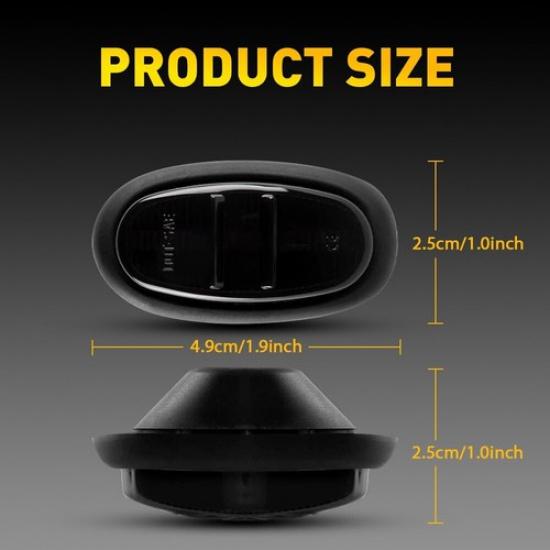 4X Amber + Red LED Side Marker Fender Lights For 2017- Ford F150 SVT Raptor