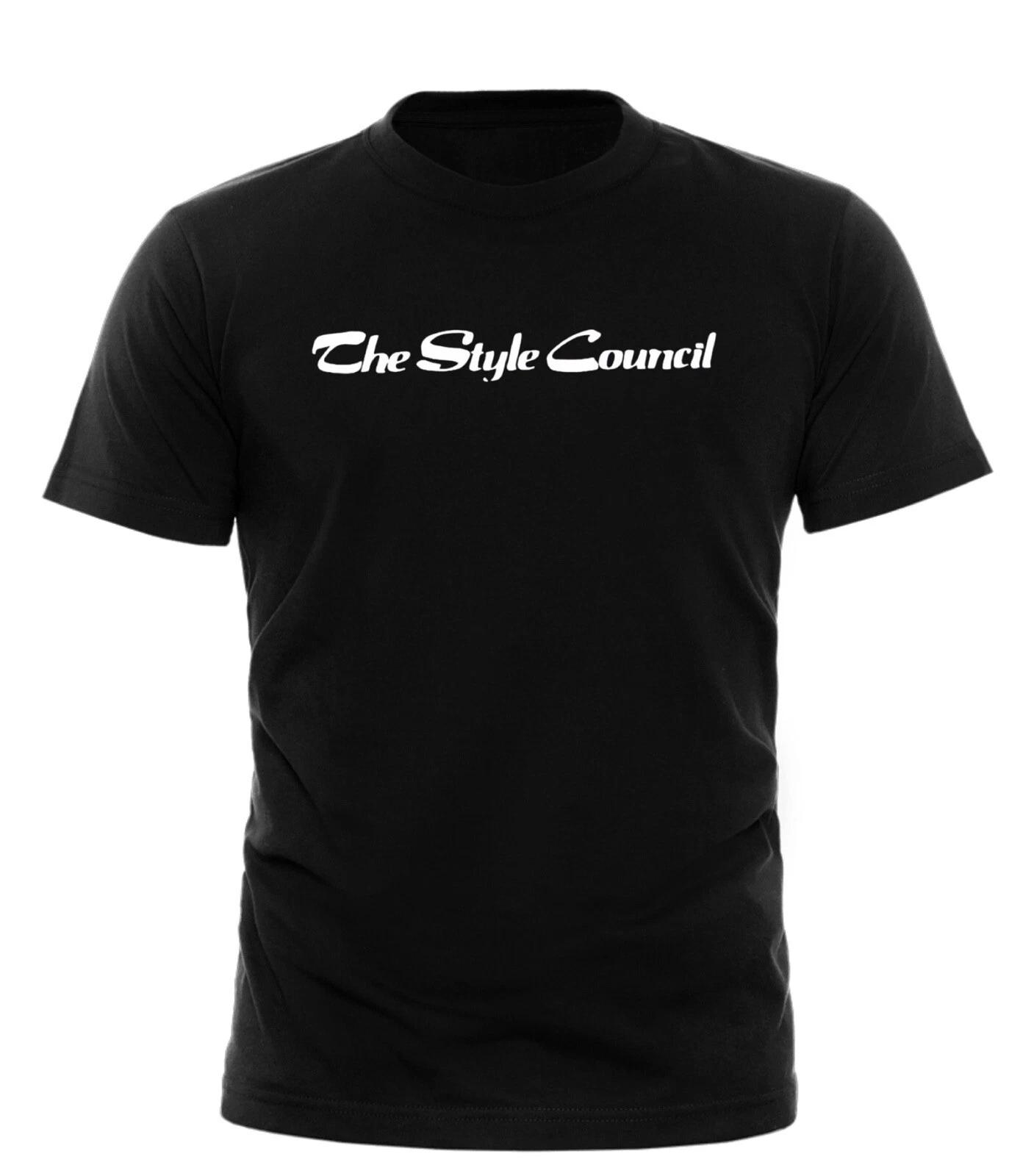 Футболка The Style Council | Пол Уэллер | The Jam | 80-е | Новая волна | Черный Белый 2XL