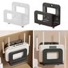Durable Carbon Steel Electronics Shelf Wall Mount No Tools Needed Holds Router Sound System Devices Ventilation Design