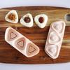 Three-Linked Onigiri Mold Triangle Sushi Mold Once Quickly Make 3Pcs Sushi Rice Ball Mold For Making And Storing Sushi