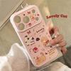 Graffiti Cat Heart Window Case for Apple iPhone 17 Pro Max (14/15/16 Models) - Soft