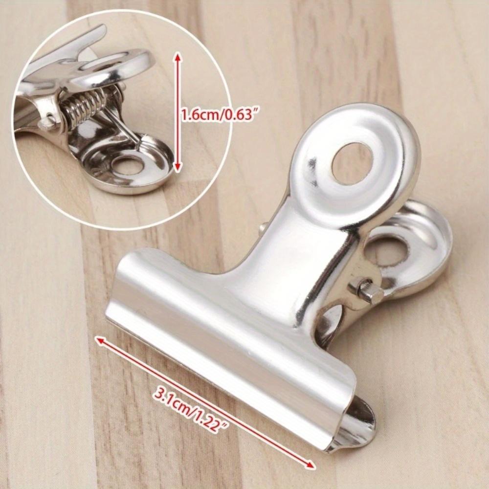 10p Powerful Metal Clip Stationery Office Supplies Household Folder Fixing Small Book Clip Extra Large Sketch Board Drawing Clip