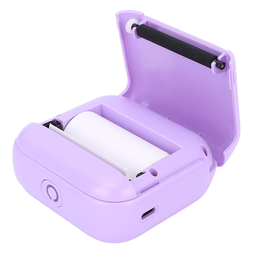 Thermal Label Printer Portable Thermal Inkless Photo Printer for Home School