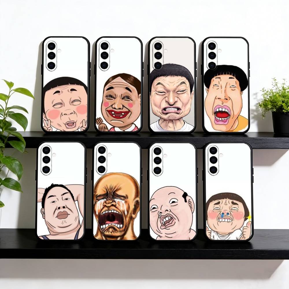 Silly Cartoons Phone Case For Samsung Galaxy A73,A72,A71,A70,A53,A52,A51,Soft Silicone Black Cover